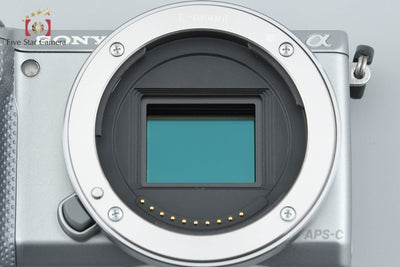 【中古】SONY ソニー α NEX-5R パワーズームレンズキット シルバー シャッター回数僅少 元箱付き 多言語対応