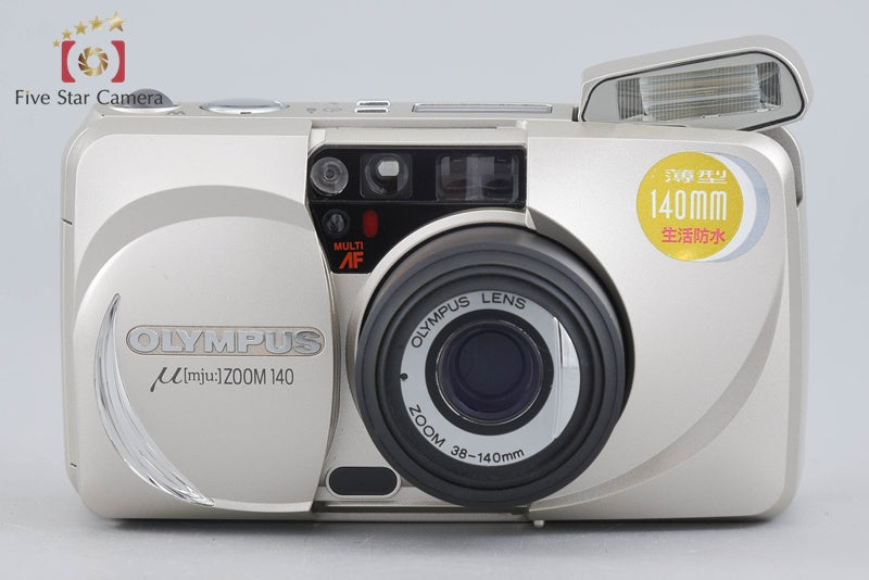 中古】OLYMPUS オリンパス μ[mju:] ZOOM 140 コンパクトフィルムカメラ