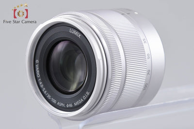 【中古】Panasonic パナソニック LUMIX G VARIO 35-100mm f/4-5.6 ASPH. MEGA O.I.S. H-FS35100 シルバー