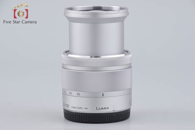 【中古】Panasonic パナソニック LUMIX G VARIO 35-100mm f/4-5.6 ASPH. MEGA O.I.S. H-FS35100 シルバー