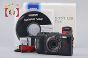【中古】OLYMPUS オリンパス STYLUS TG-4 Tough ブラック 防水デジタルカメラ 元箱付き