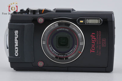 【中古】OLYMPUS オリンパス STYLUS TG-4 Tough ブラック 防水デジタルカメラ 元箱付き