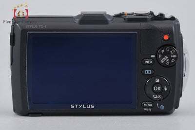 【中古】OLYMPUS オリンパス STYLUS TG-4 Tough ブラック 防水デジタルカメラ 元箱付き