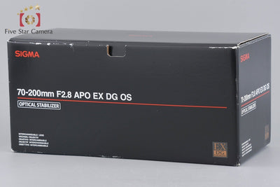 【中古】SIGMA シグマ APO 70-200mm f/2.8 EX DG OS HSM キヤノン用 元箱付き