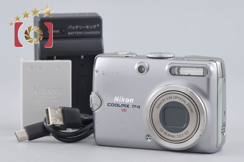 【中古】Nikon ニコン COOLPIX P4 VR コンパクトデジタルカメラ