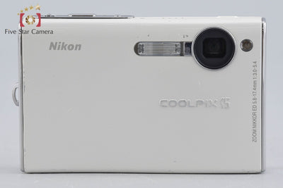 【中古】Nikon ニコン COOLPIX S5 グロスホワイト コンパクトデジタルカメラ