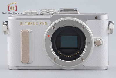 【中古】OLYMPUS オリンパス PEN E-PL8 ホワイト EZ ダブルズームキット シャッター回数僅少 元箱付き
