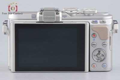【中古】OLYMPUS オリンパス PEN E-PL8 ホワイト EZ ダブルズームキット シャッター回数僅少 元箱付き