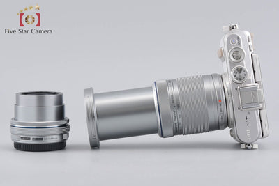 【中古】OLYMPUS オリンパス PEN E-PL8 ホワイト EZ ダブルズームキット シャッター回数僅少 元箱付き