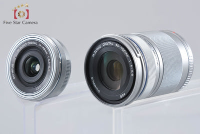 【中古】OLYMPUS オリンパス PEN E-PL8 ホワイト EZ ダブルズームキット シャッター回数僅少 元箱付き