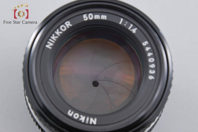 【中古】Nikon ニコン Ai-S NIKKOR 50mm f/1.4
