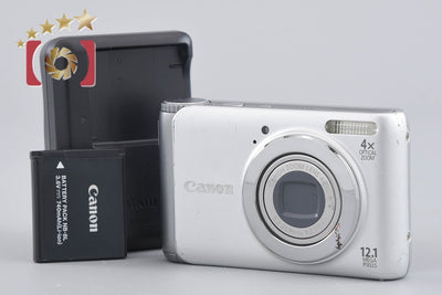 【中古】Canon キヤノン PowerShot A3100 IS シルバー コンパクトデジタルカメラ