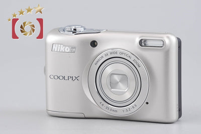 【中古】Nikon ニコン COOLPIX L32 シルバー コンパクトデジタルカメラ