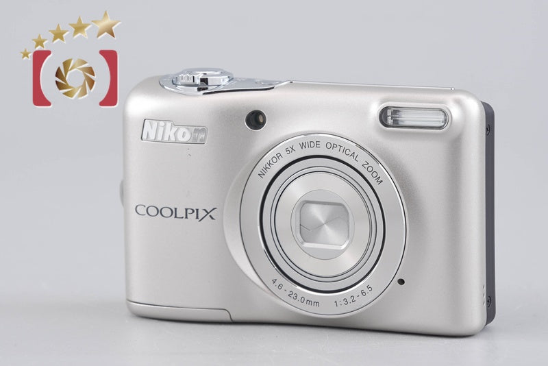 【中古】Nikon ニコン COOLPIX L32 シルバー コンパクトデジタルカメラ