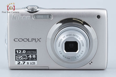 【中古】Nikon ニコン COOLPIX S3000 ピュアシルバー コンパクトデジタルカメラ