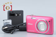 【中古】Nikon ニコン COOLPIX S3500 ストロベリーピンク コンパクトデジタルカメラ