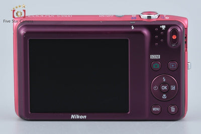 【中古】Nikon ニコン COOLPIX S3500 ストロベリーピンク コンパクトデジタルカメラ