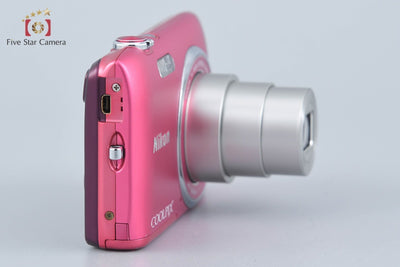 【中古】Nikon ニコン COOLPIX S3500 ストロベリーピンク コンパクトデジタルカメラ