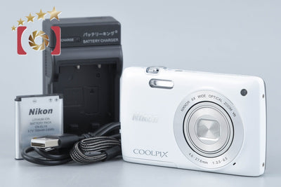 【中古】Nikon ニコン COOLPIX S4300 シェルホワイト コンパクトデジタルカメラ