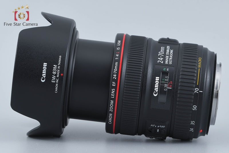 中古】Canon キヤノン EF 24-70mm f/4 L IS USM – Five Star Camera