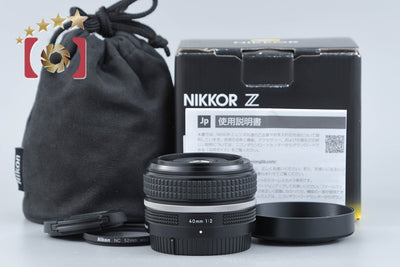 【中古】Nikon ニコン NIKKOR Z 40mm f/2 SE 元箱付き