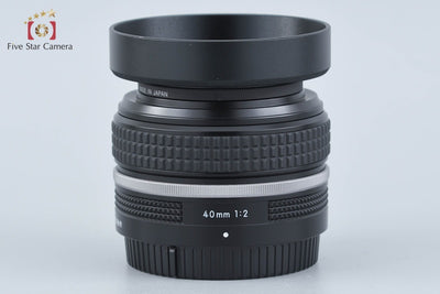 【中古】Nikon ニコン NIKKOR Z 40mm f/2 SE 元箱付き