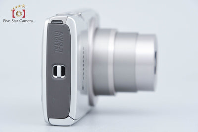 【中古】Canon キヤノン IXY 200 シルバー コンパクトデジタルカメラ 元箱付き