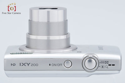 【中古】Canon キヤノン IXY 200 シルバー コンパクトデジタルカメラ 元箱付き