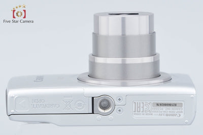 【中古】Canon キヤノン IXY 200 シルバー コンパクトデジタルカメラ 元箱付き