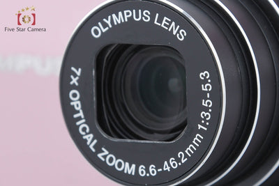 【中古】OLYMPUS オリンパス μ-7000 ピンク コンパクトデジタルカメラ