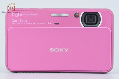 【中古】SONY ソニー Cyber-shot DSC-T99 ピンク デジタルスチルカメラ 元箱付き