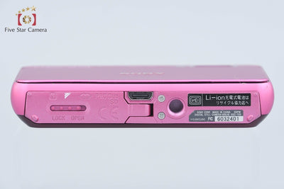 【中古】SONY ソニー Cyber-shot DSC-T99 ピンク デジタルスチルカメラ 元箱付き
