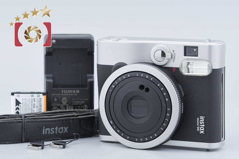 【中古】FUJIFILM 富士フイルム instax Mini 90 Neo Classic ブラック インスタントカメラ