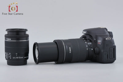 【中古】Canon キヤノン EOS Kiss X8i ダブルズームキット 元箱付き