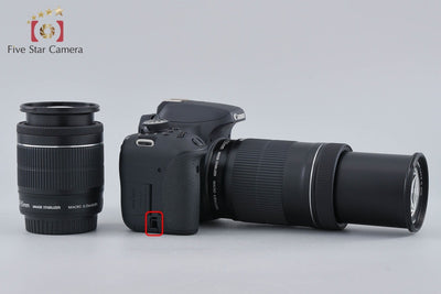 【中古】Canon キヤノン EOS Kiss X8i ダブルズームキット 元箱付き
