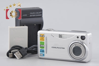【中古】Nikon ニコン COOLPIX E3700 シルバー コンパクトデジタルカメラ