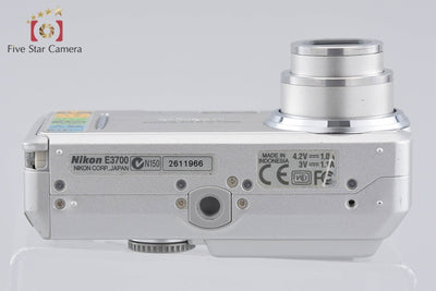 【中古】Nikon ニコン COOLPIX E3700 シルバー コンパクトデジタルカメラ