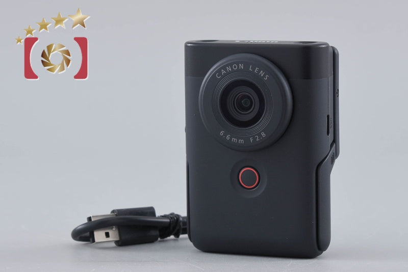 【中古】Canon キヤノン PowerShot V10 ブラック コンパクトデジタルカメラ