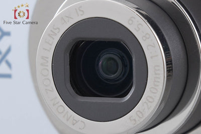 【中古】Canon キヤノン IXY 200F シルバー コンパクトデジタルカメラ 元箱付き