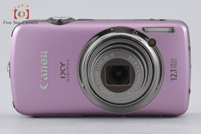 【中古】Canon キヤノン IXY Digital 930 IS パープル コンパクトデジタルカメラ 元箱付き