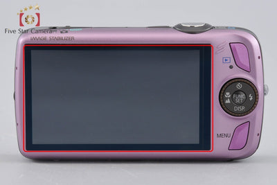 【中古】Canon キヤノン IXY Digital 930 IS パープル コンパクトデジタルカメラ 元箱付き