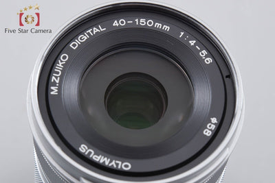 【中古】OLYMPUS オリンパス M.ZUIKO DIGITAL ED 40-150mm f/4-5.6 R シルバー