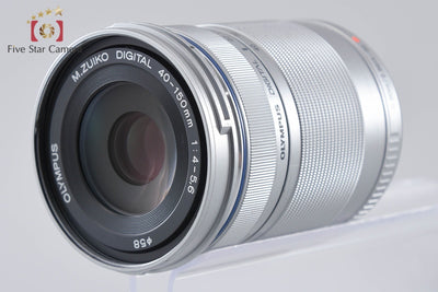 【中古】OLYMPUS オリンパス M.ZUIKO DIGITAL ED 40-150mm f/4-5.6 R シルバー