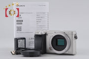 【中古】SONY ソニー α6000 ILCE-6000 シルバー ミラーレス一眼カメラ シャッター回数僅少 多言語対応
