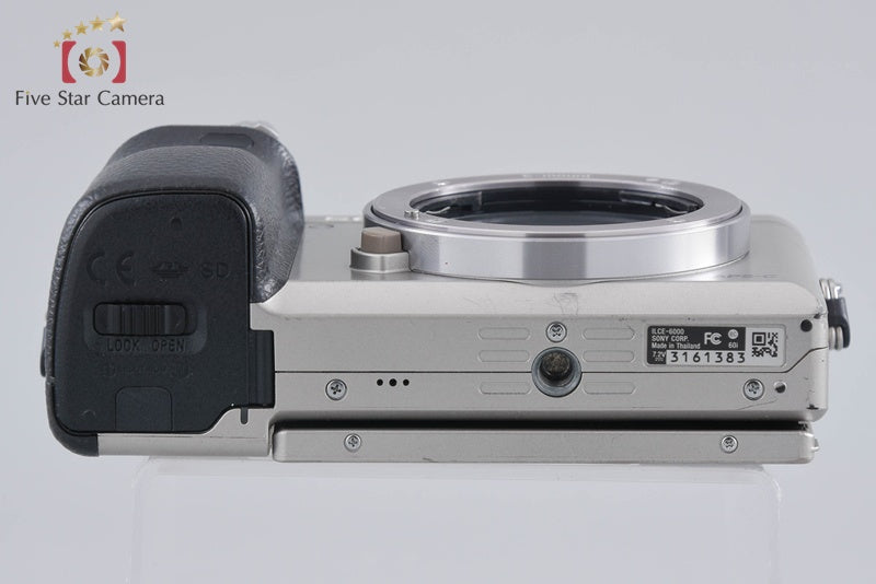 中古】SONY ソニー α6000 ILCE-6000 シルバー ミラーレス一眼カメラ