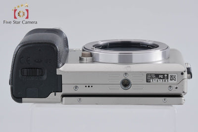 【中古】SONY ソニー α6000 ILCE-6000 シルバー ミラーレス一眼カメラ シャッター回数僅少 多言語対応