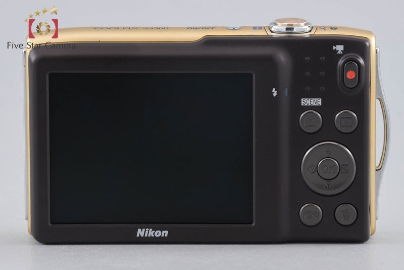 中古】Nikon ニコン COOLPIX S3300 スイートゴールド コンパクト