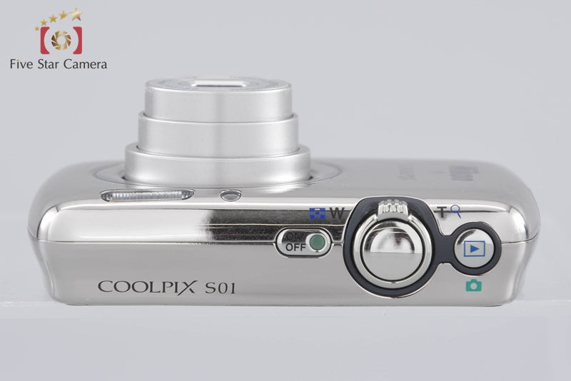 中古】Nikon ニコン COOLPIX S01 ミラーシルバー コンパクトデジタル