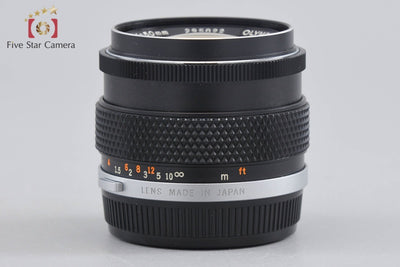 【中古】OLYMPUS オリンパス G.ZUIKO AUTO-S 50mm f/1.4