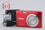 【中古】Nikon ニコン COOLPIX A100 レッド コンパクトデジタルカメラ